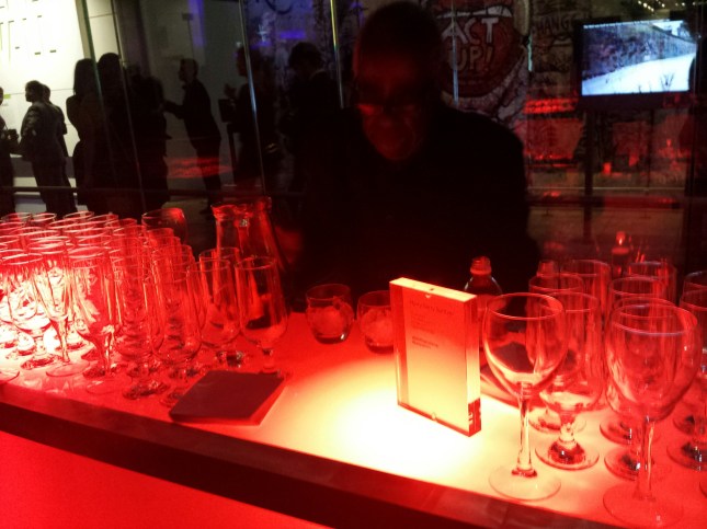 Bartending in an elevator