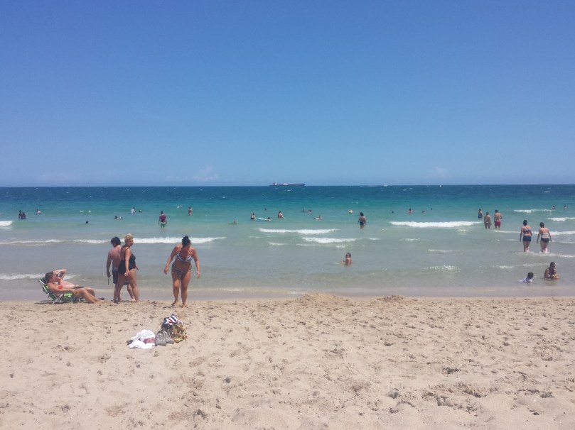 Blue skies, blue seas, sandy beaches...