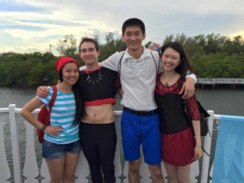 The crew - Annie, Tim, Ben, and myself