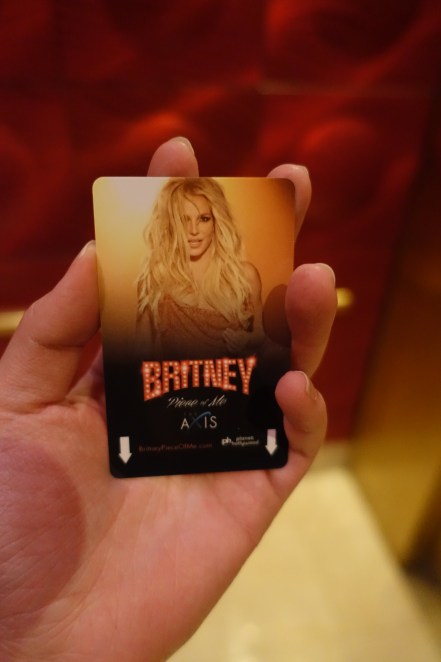 It's Britney! On my hotel keycard!