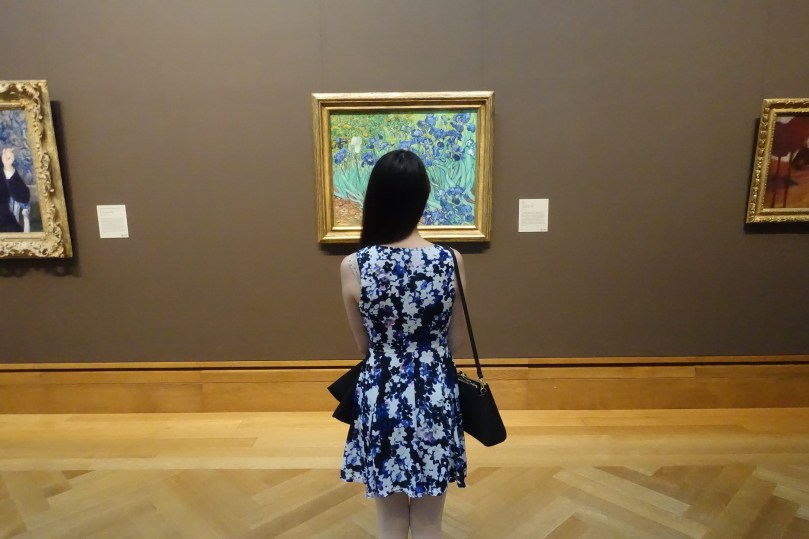 My big head blocking your view of Irises