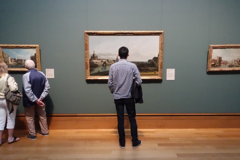 They had this amazing exhibit featuring paintings of 19th century Venice that I absolutely loved!