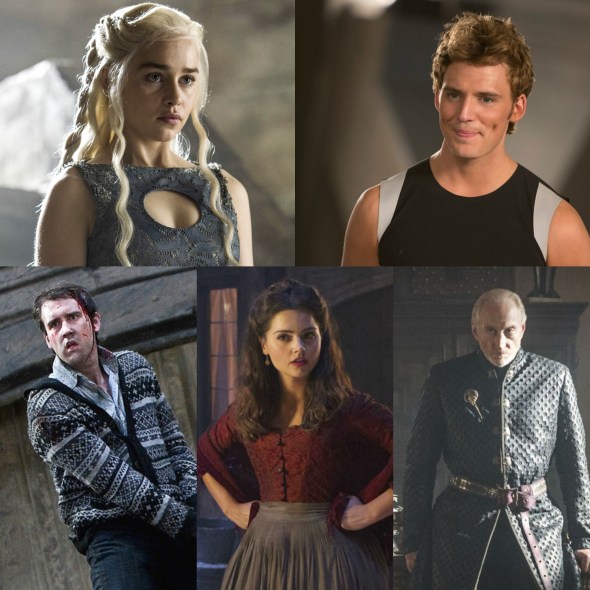 Daenerys takes care of wheelchair-bound Finnick, which worries her sister Clara and makes her boyfriend Neville jealous, while his father Tywin worries.