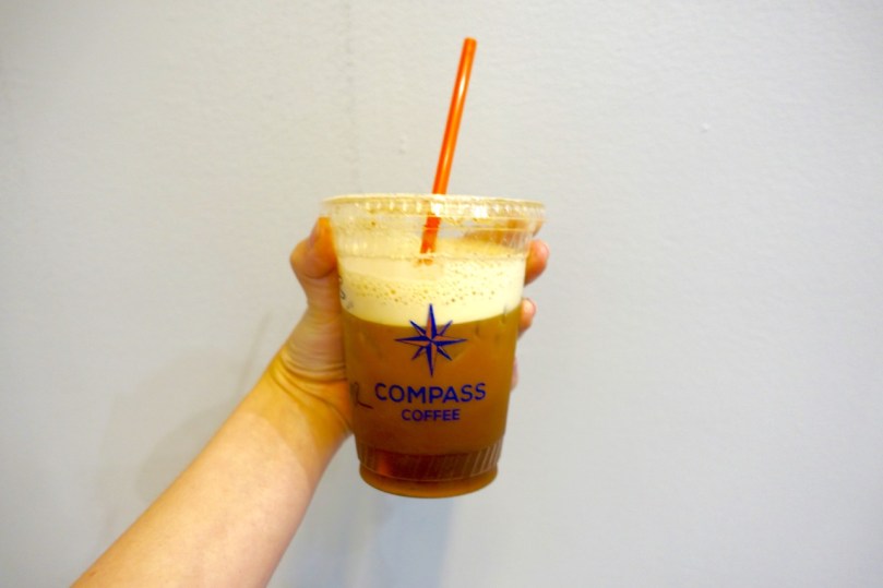 Free cold brew from Compass Coffee