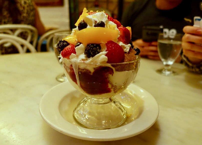 Seasonal icebox sundae